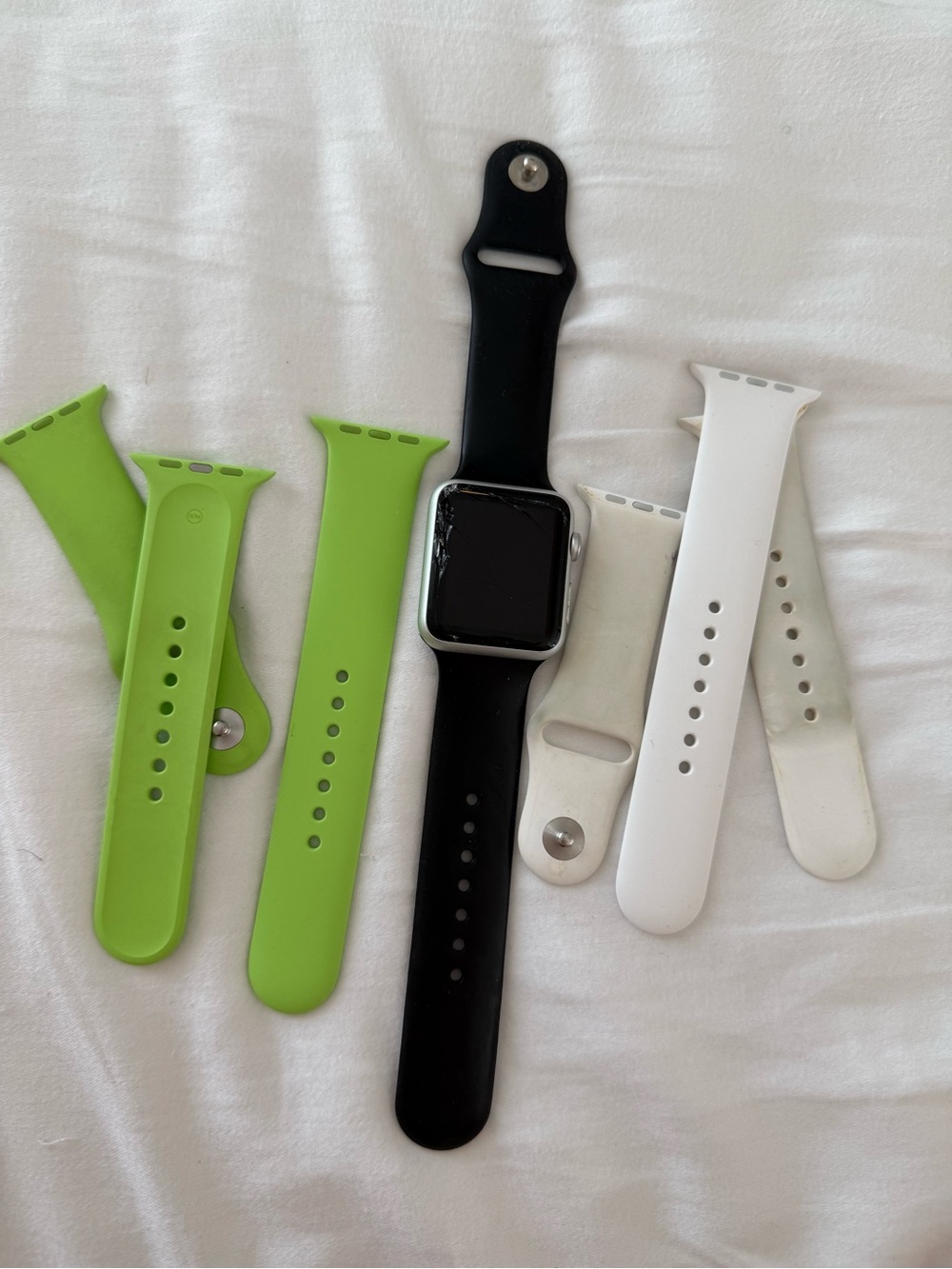 Series with Black, White & Green Sport Bands